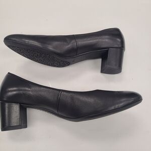 Ara Black Women's Block Heel Pumps